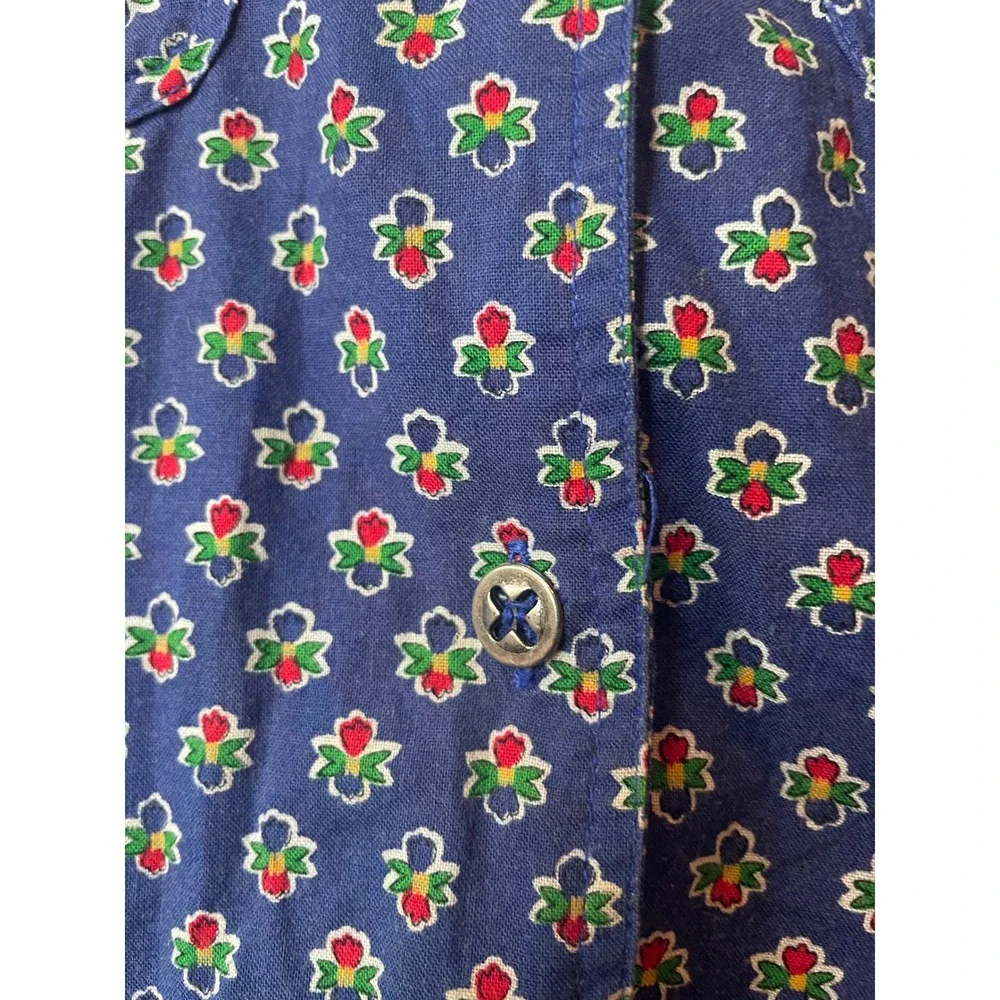 Vintage Liz Claiborne‎ Two Piece Set | Retro 80s 90s Micro Print 100% Cotton M L